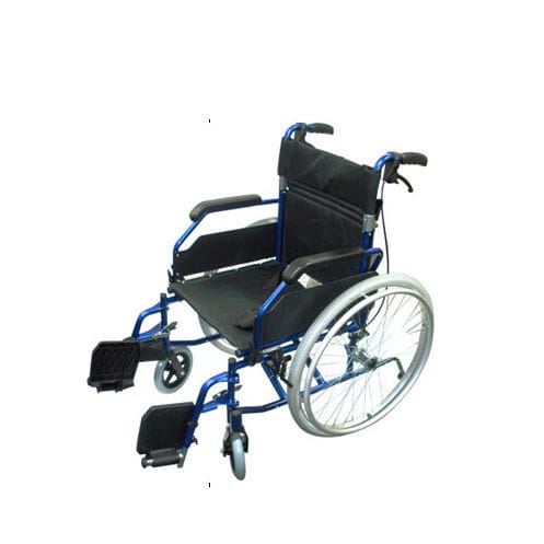 Silla de ruedas manual - Shanghai Haozheng Metal Products - de exterior / de interior / plegable