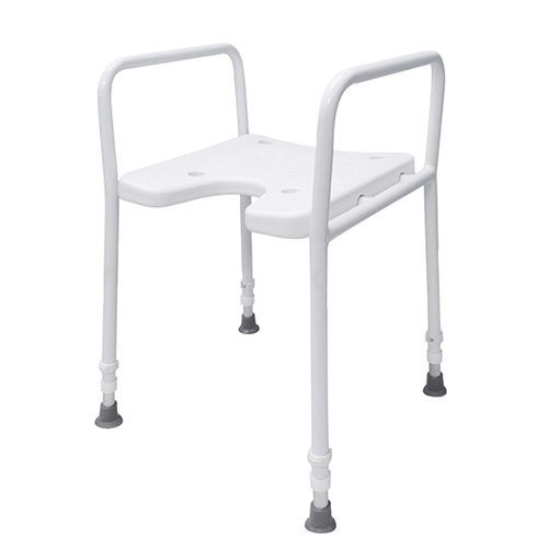 Silla de ducha con reposabrazos - Shanghai Haozheng Metal Products - plegable