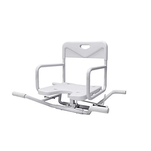 Silla de ducha con respaldo - Shanghai Haozheng Metal Products - plegable