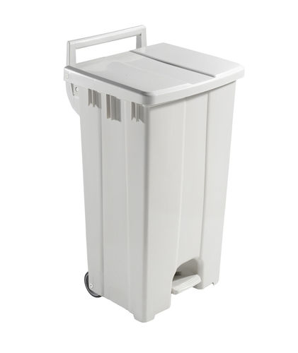 Papelera de plástico - 734  - Mar Plast Group S.p.A. - con ruedas / con pedal