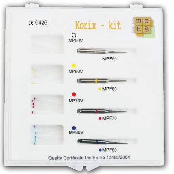 Poste radicular de fibra - Konix - Metè