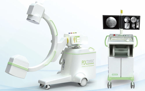 Arco quirúrgico móvil - X-750 - Xindray Medical - con tubo intensificador de imagen / con columna de vídeo