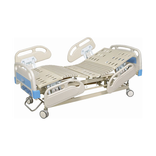 Cama médica - XF803 - Foshan Xufeng Medical Technology Co., Ltd. - manual / de altura regulable / con ruedas