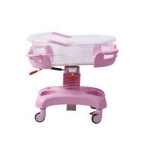 Cuna hospitalaria con ruedas - XF603 - Foshan Xufeng Medical Technology Co., Ltd. - de altura fija / transparente