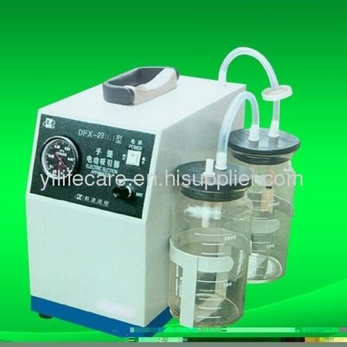 Aspirador quirúrgico eléctrico - YF23-B - Ningbo Yifeng Lifecare - para cirugía menor / para drenaje quirúrgico y desbridamiento / portátil