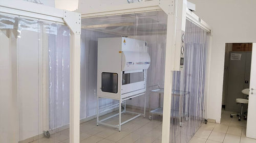 Estructura de muros para sala blanca - Softwalls - Kleanlabs - modular