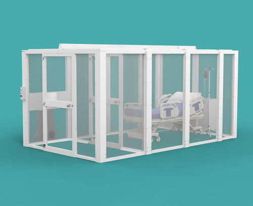 Sala de aislamiento de biocontención - ISOLA - Kleanlabs - para el sector médico