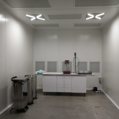 Estación de trabajo para limpieza - Kleanlabs - modular / de acero inoxidable / de flujo laminar