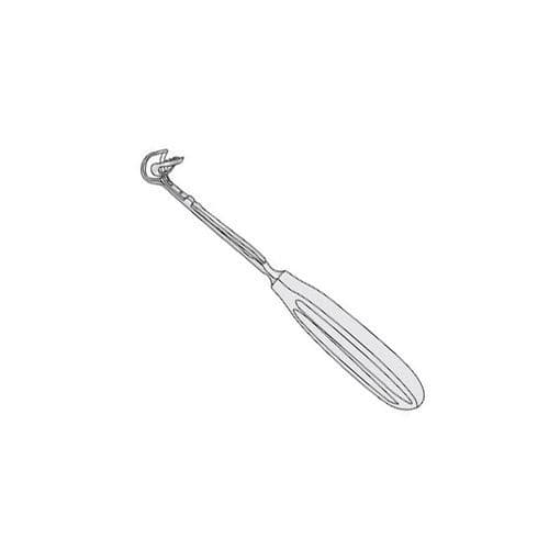 Cureta para odontología - PS-S-0019 - Peak Surgicals - quirúrgica / para cirugía ORL / doblada
