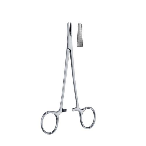 Portaagujas quirúrgico - PS-1504 - Peak Surgicals - de Baumgartner / de carburo de tungsteno / desechable