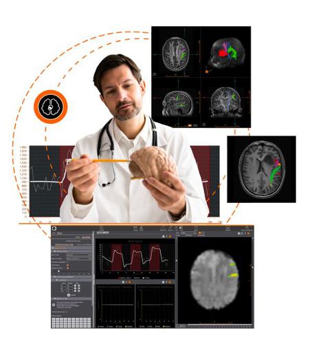 Software de visualización - Olea Medical - con sistema de seguimiento / de neuronavegación / de cartografía