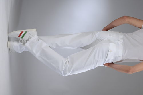Pantalón sanitario para hombre - PERTH - Pastelli - de algodón / transpirable / lavable