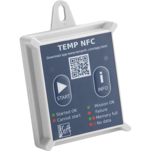 Registrador de datos de temperatura - TempNFC RC  - Tecnosoft SRL - de laboratorio / para productos farmacéuticos / para cadena de frío