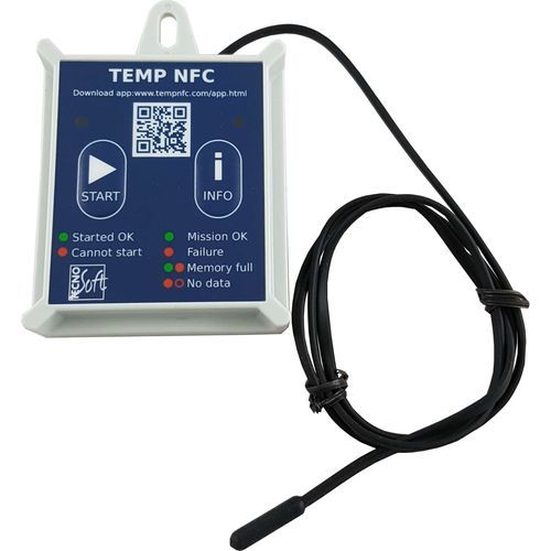 Registrador de datos de temperatura - TempNFC RCE - Tecnosoft SRL - de laboratorio / para cadena de frío / con señal de radio