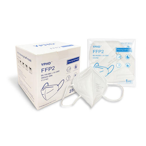 Mascarilla de protección FFP2 - YD-001 - ZHENJIANG LANDFAST - de polipropileno / con filtro / semimáscara