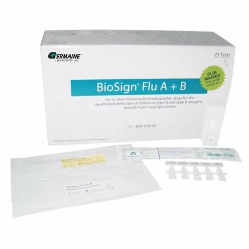 Prueba rápida de gripe - BioSign® - Germaine Laboratories - de influenza A / de influenza B / nasal