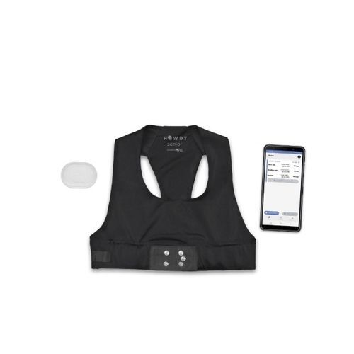 Monitor de constantes vitales ponible - HOWDY SENIOR - Comftech - ECG / de frecuencia cardíaca / de frecuencia respiratoria