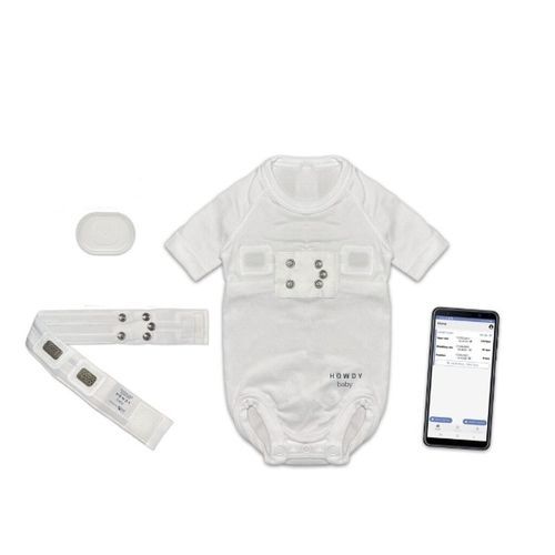 Monitor de constantes vitales ponible - HOWDY - Comftech - ECG / de frecuencia cardíaca / de frecuencia respiratoria