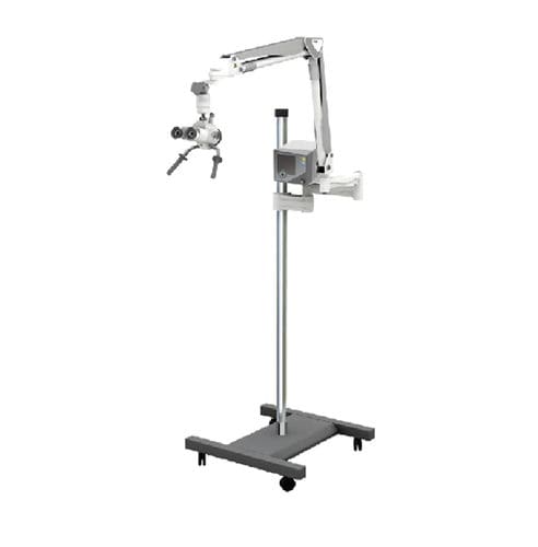 Microscopio de diagnóstico de ORL - Micro-100 - Mega Medical - con ruedas