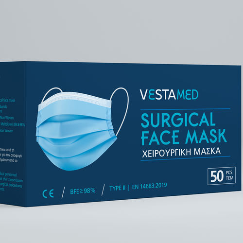 Mascarilla de protección de poliéster - VSM10 - Vestamed - sin látex / semimáscara / para adulto