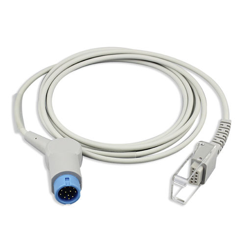 Cable adaptador SpO2 multiposición - AMD-SC-NX0008-L - Shenzhen Amydi-med Electronics Tech - reutilizable