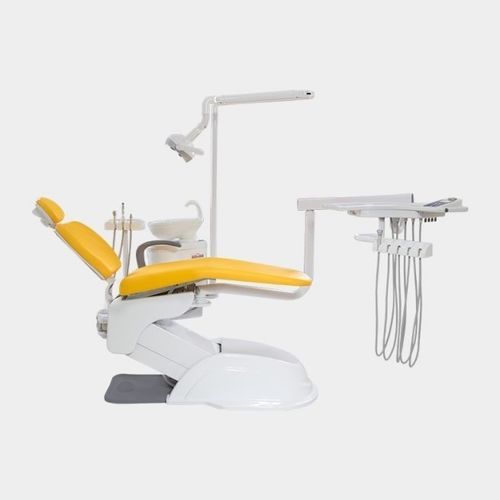 Unidad dental con sillón electromecánico - ADVANCE A3 - Grup Dental Medikal - con portainstrumentos / con luz / amarilla