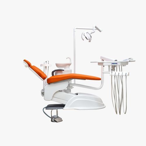 Unidad dental con sillón electromecánico - ADVANCE PLUS - Grup Dental Medikal - con portainstrumentos / con luz / amarilla