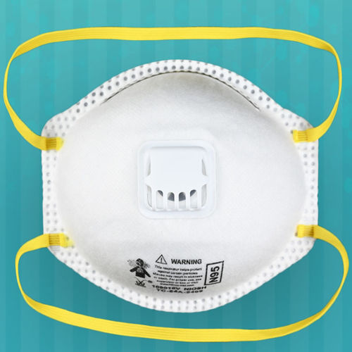 Mascarilla respiratoria N95 - 109016V - Jiangmen Yanyang Trading Co., Ltd. - con válvula de espiración / tipo copa / desechable