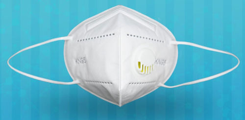 Mascarilla respiratoria KN95 - YY-KN95V - Jiangmen Yanyang Trading Co., Ltd. - con válvula de espiración / desechable / de tejido no tejido