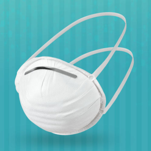 Mascarilla respiratoria KN95 - 8120 - Jiangmen Yanyang Trading Co., Ltd. - tipo copa / para laboratorio / desechable