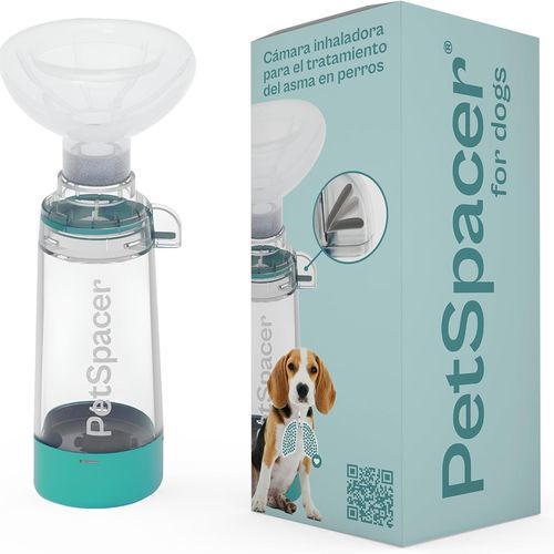 Cámara de inhalación veterinaria - PETSPACER© - Reiner Medtech S.L.U - con máscara / para perros