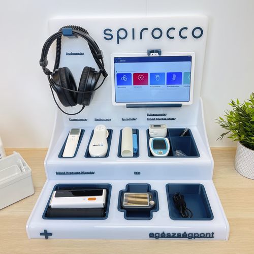 Plataforma de telemonitorización de constantes vitales - POC01 - Spirocco - del estado de salud / de la composición corporal / de rehabilitación