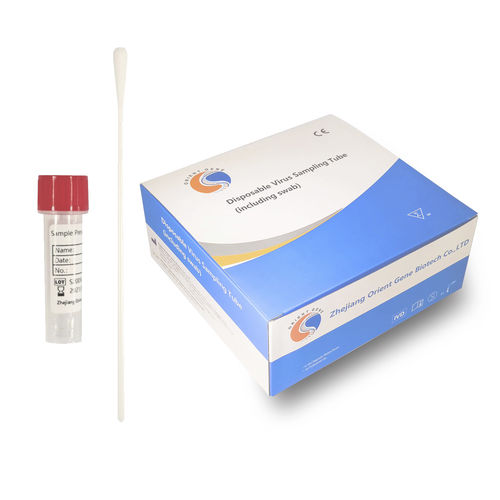 Tubo de muestras para PCR - include swab - Zhejiang Orient Gene - cilíndrico / nasal / de garganta