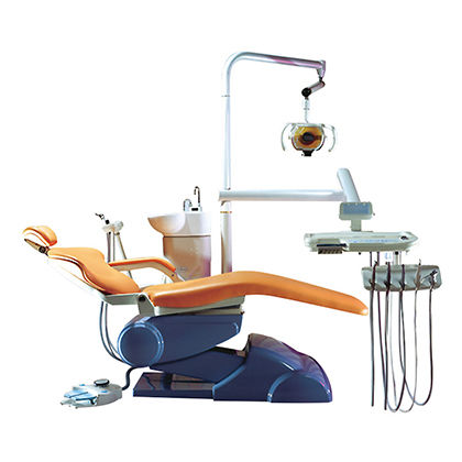 Unidad dental con portainstrumentos - Frontier - Kuang Yen Medical Co., - con luz LED