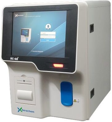 Analizador de hematología automático - SC-60+ - Serachem Diagnostic India Pvt LTD - de mesa / 20 parámetros / con diferenciación de 5 partes