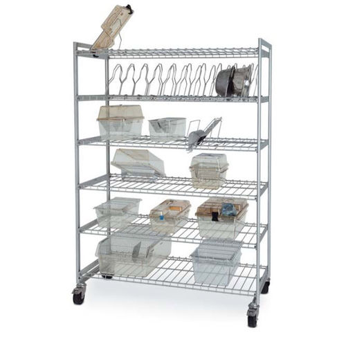 Scaffalatura di stoccaggio con ruedas - GV - Zoonlab GmbH - de acero inoxidable