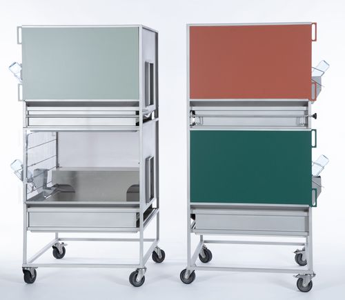 Jaula para la experimentación animal para conejos - 5053164S - Zoonlab GmbH - modular / apta para autoclave