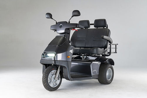 Scooter para movilidad reducida eléctrico - AFISCOOTER S3  - AFIKIM Electric Vehicles - 3 ruedas / biplaza / con cesto