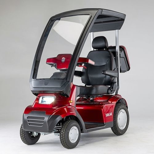 Scooter para movilidad reducida eléctrico - Afiscooter SOLAR - AFIKIM Electric Vehicles - con 4 ruedas / con cabina