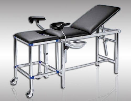 Camilla de exploración ginecológica - HYZ5310 - HYZMED Medical - manual / de altura fija / con respaldo regulable