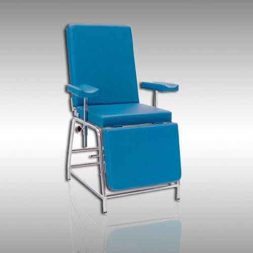 Sillón para extracción de sangre manual - 5934 - HYZMED Medical - de 3 secciones / con reposapiernas