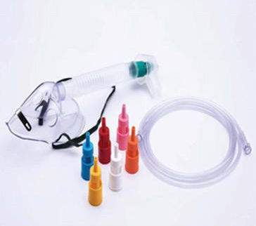Máscara de ventilación de PVC - C01 - HYZMED Medical - transparente / ajustable / Venturi