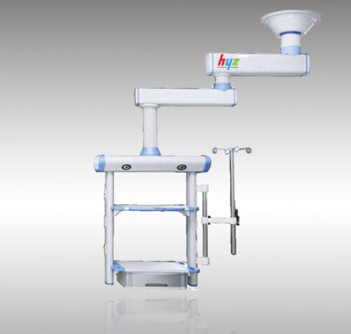 Brazo de distribución para endoscopia - 005 - HYZMED Medical - de techo / articulado / de brazo simple
