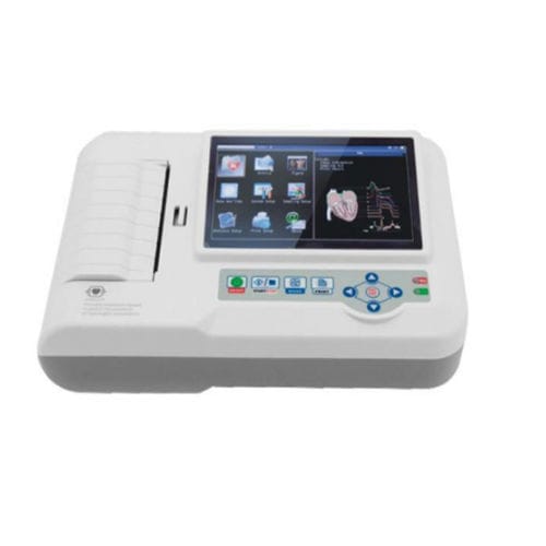 Electrocardiógrafo para diagnóstico en reposo - ECG600G  - HYZMED Medical - 6 canales / digital / con impresora