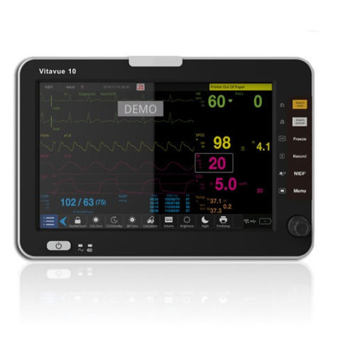 Monitor multiparamétrico compacto - VITAVUE series - HYZMED Medical - ECG / SpO2 / PNI