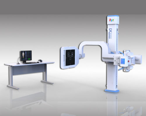 Sistema de radiografía digital - LX8500C - HYZMED Medical - para radiografía polivalente / con brazo portatubos pivotante