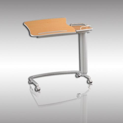 Mesa de cama de altura regulable - HYZ5510  - HYZMED Medical - con ruedas / reclinable