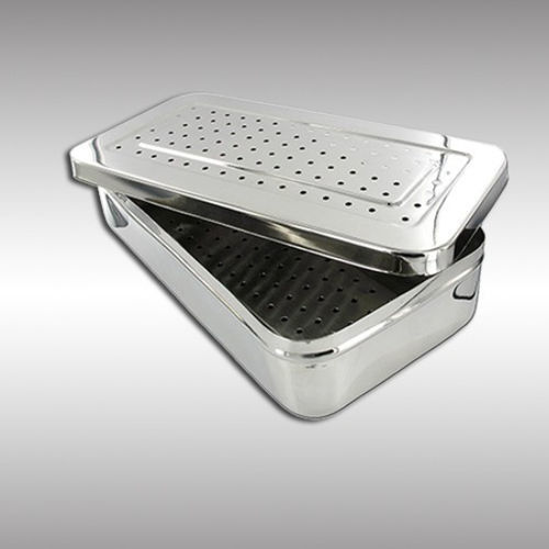 Caja médica - 1681 - HYZMED Medical - para almacenamiento / de acero inoxidable / perforada
