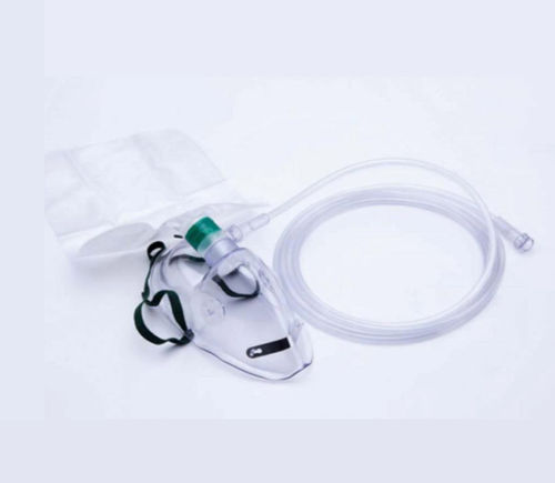 Máscara de oxígeno de PVC - B01 - HYZMED Medical - transparente / ajustable / de alta concentración