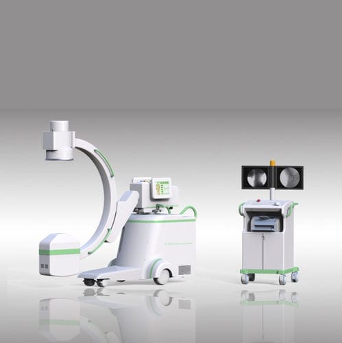 Arco quirúrgico móvil - LX7000A - HYZMED Medical - con tubo intensificador de imagen / con columna de vídeo